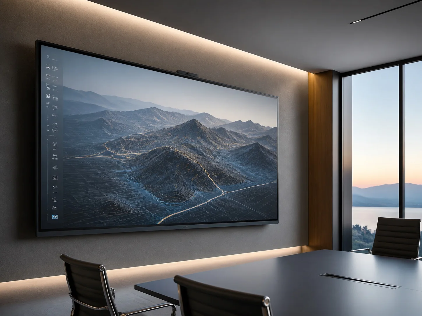 Интерактивные панели Philips T-Line — пример применения